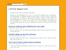 Tablet Screenshot of amillionpenguins.com